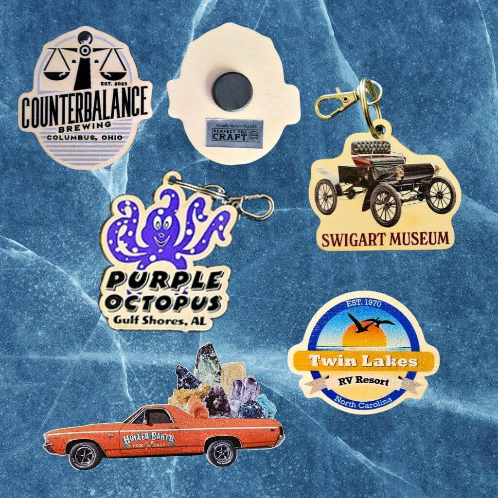 Custom Magnets and Keychains