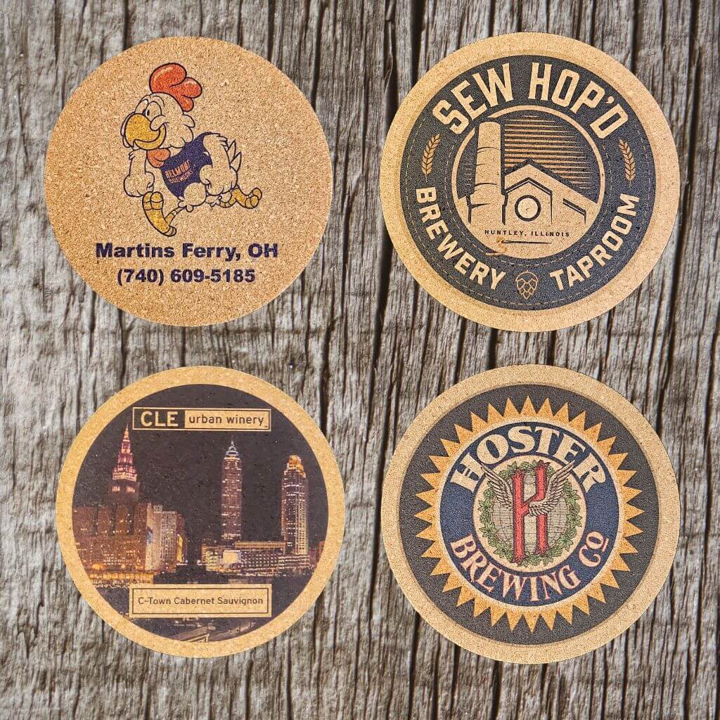 Custom Cork Coasters