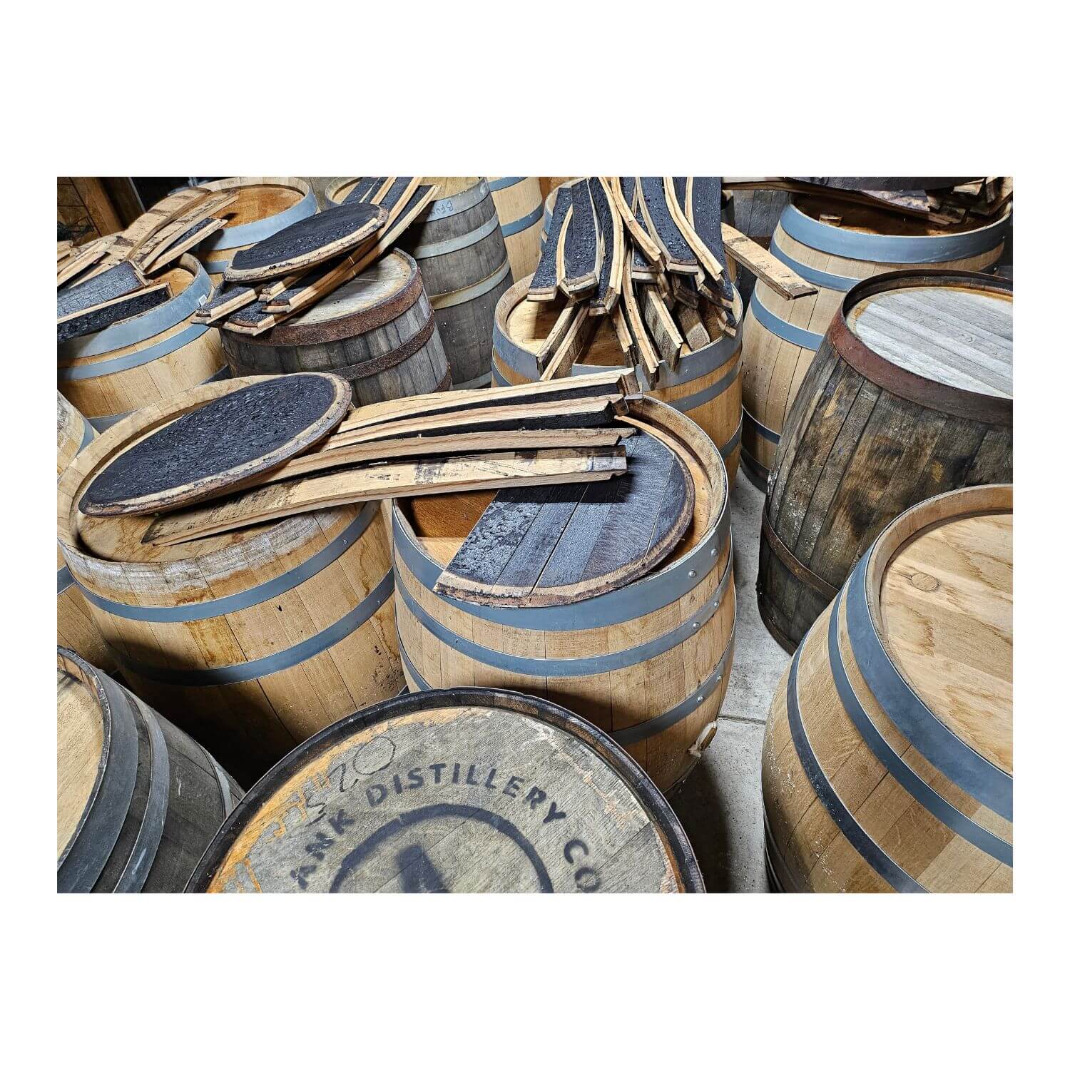 Custom Bourbon Barrel Stave Wall Art