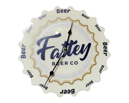 custom acrylic beer o clock