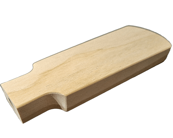 side of solid oak tap handle